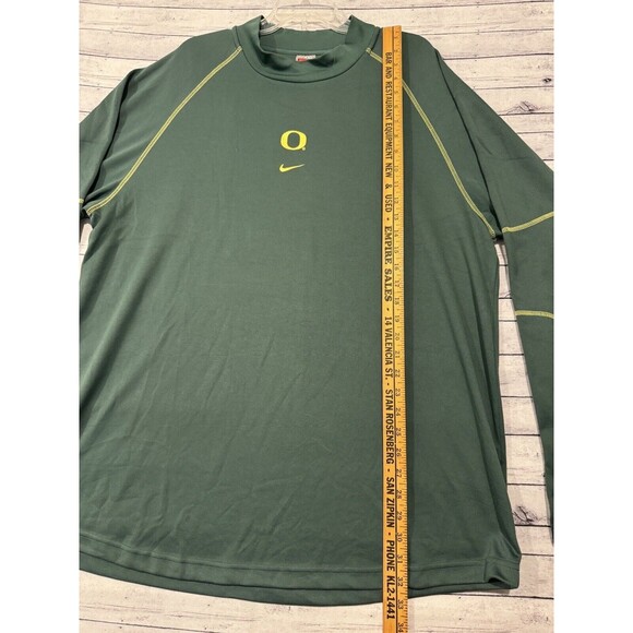 Team Nike Oregon Ducks Mens LS Shirt Sz XXL University Center Check Swoosh - Picture 8 of 16